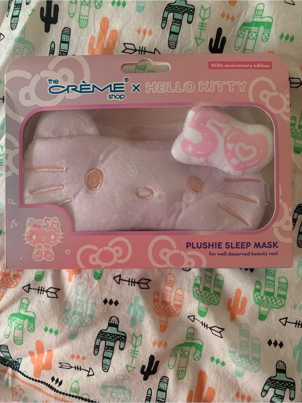 The Crème Shop x Hello Kitty Plushie Sleep Mask